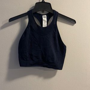 Joylab dark blue halter sports bra